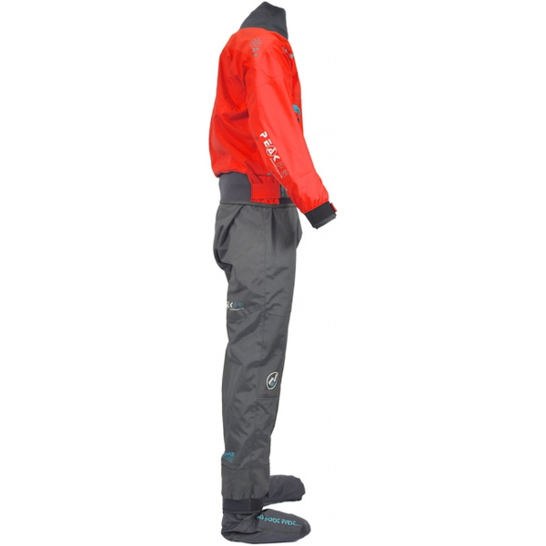 2026 Peak PS Mens Whitewater One Piece Drysuit 25WWOP - Red